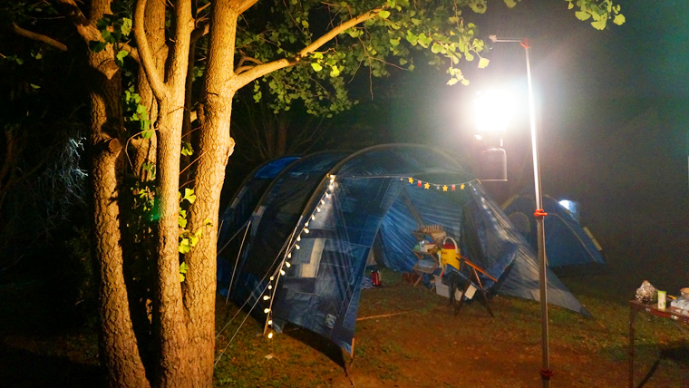 かずさオートキャンプ場 良い薪と炭と花火…からの大雨キャンプの話